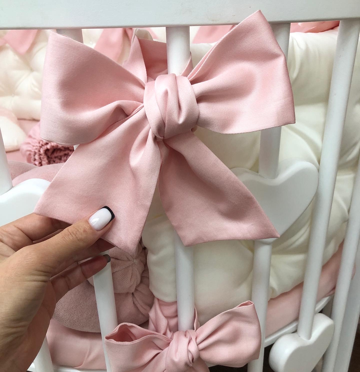 Crib set "Dusty Rose Sweet Dreas"