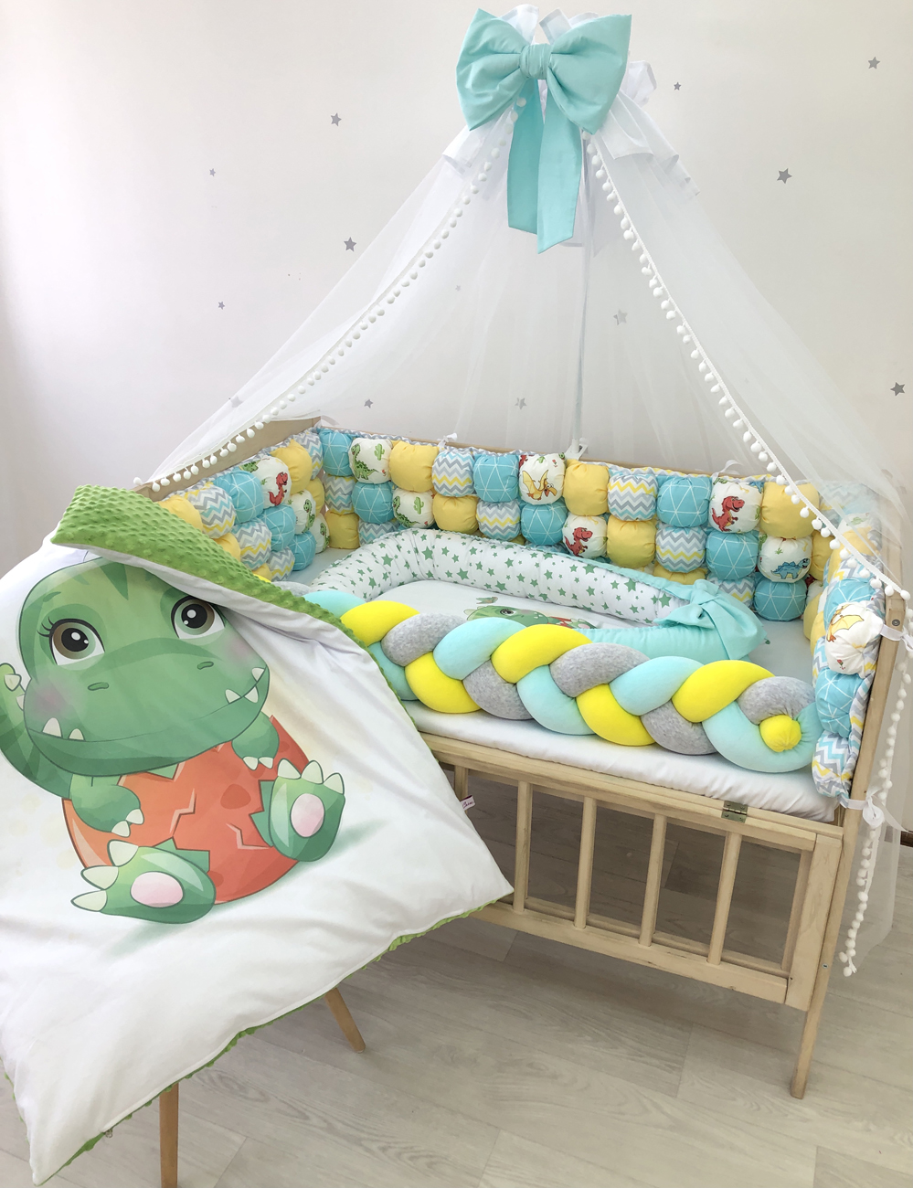 Crib set "Dinosaur"