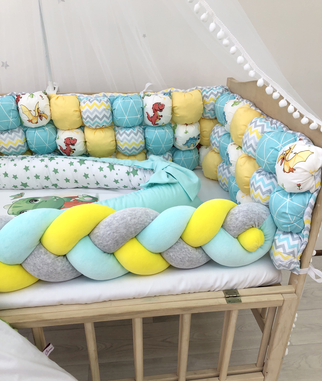 Crib set "Dinosaur"