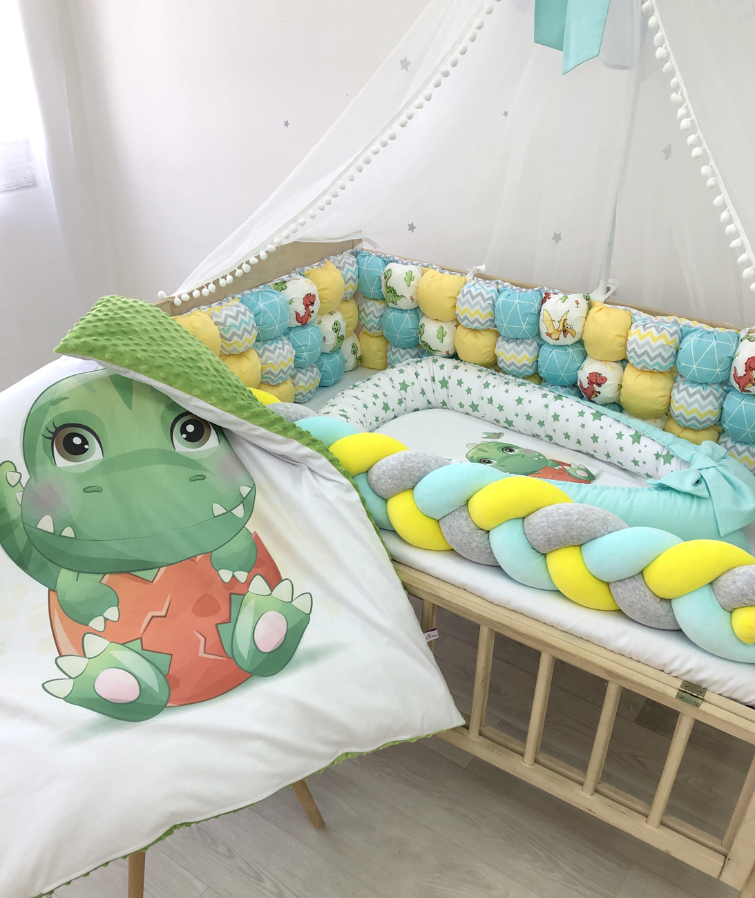 Crib set "Dinosaur"
