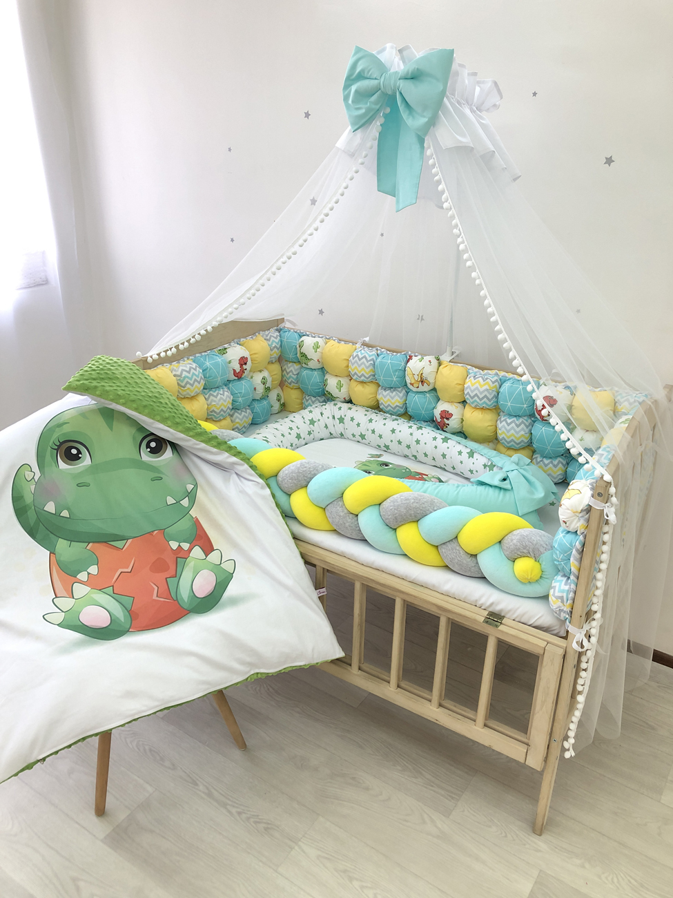 Crib set "Dinosaur"