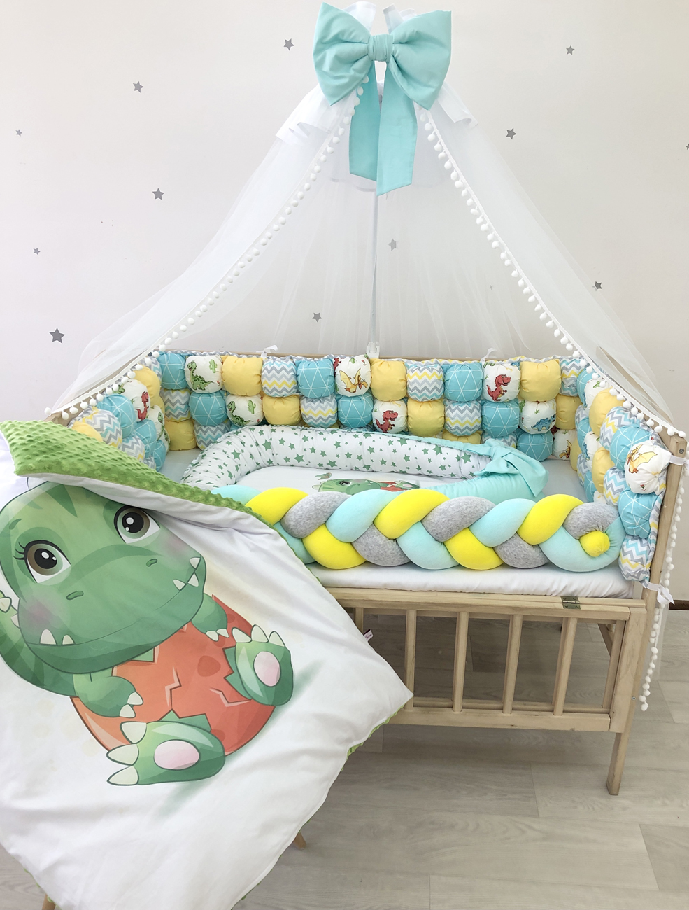 Crib set "Dinosaur"