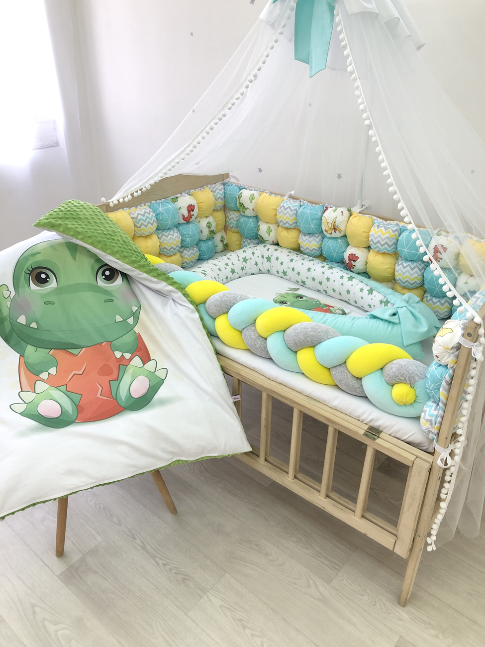 Crib set "Dinosaur"