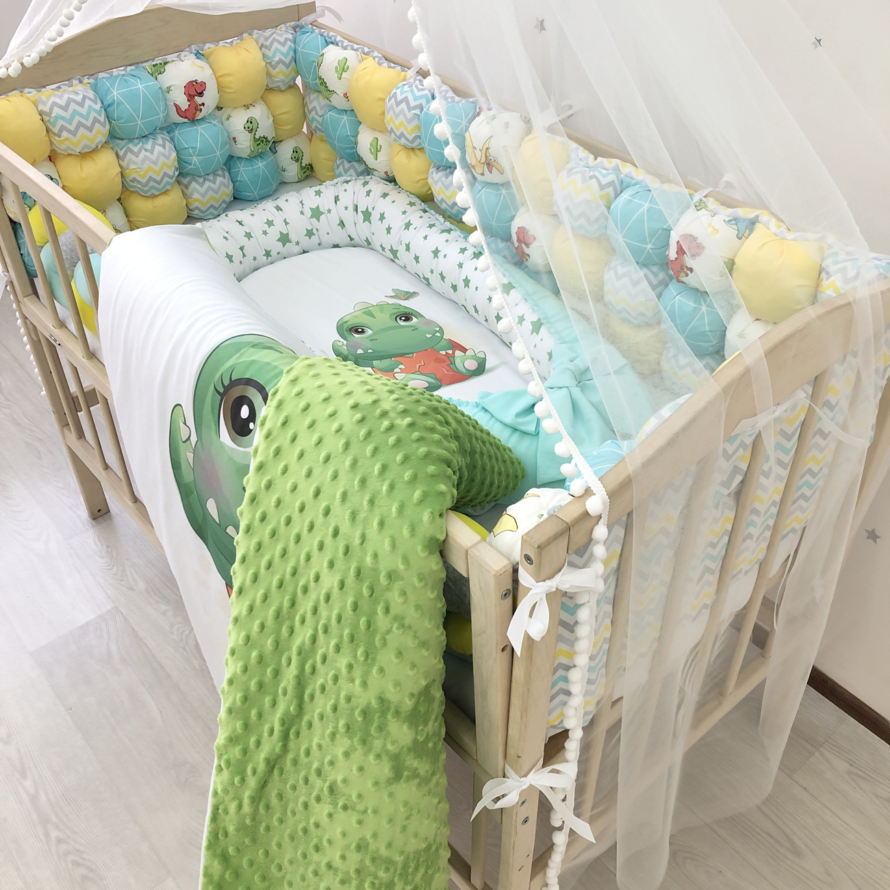 Crib set "Dinosaur"