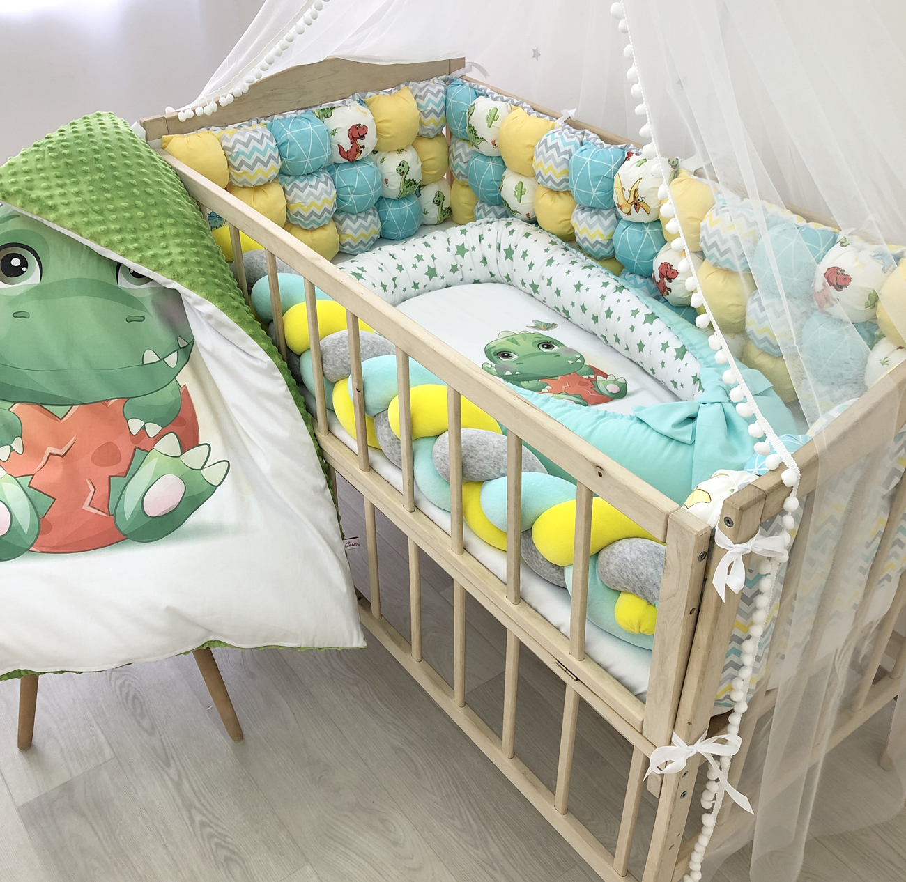 Crib set "Dinosaur"