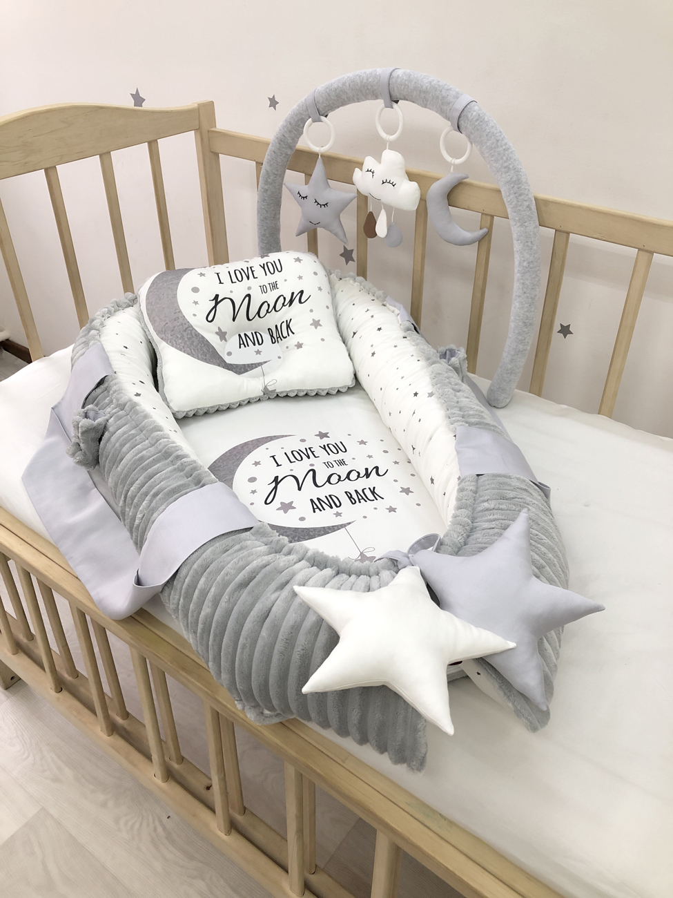 Baby nest "Grey moon"