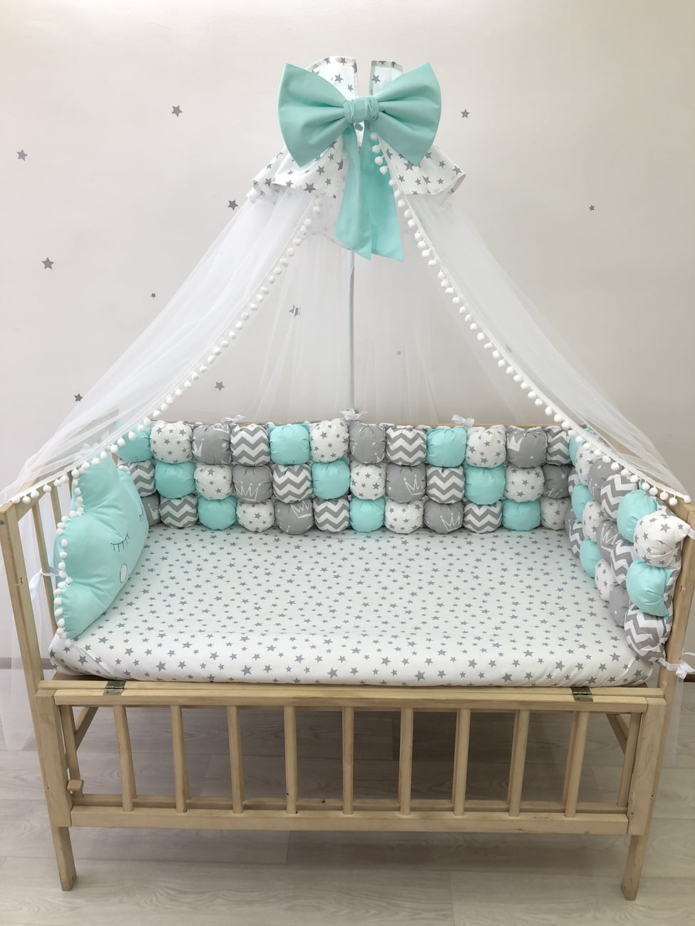 Crib set "Mint"
