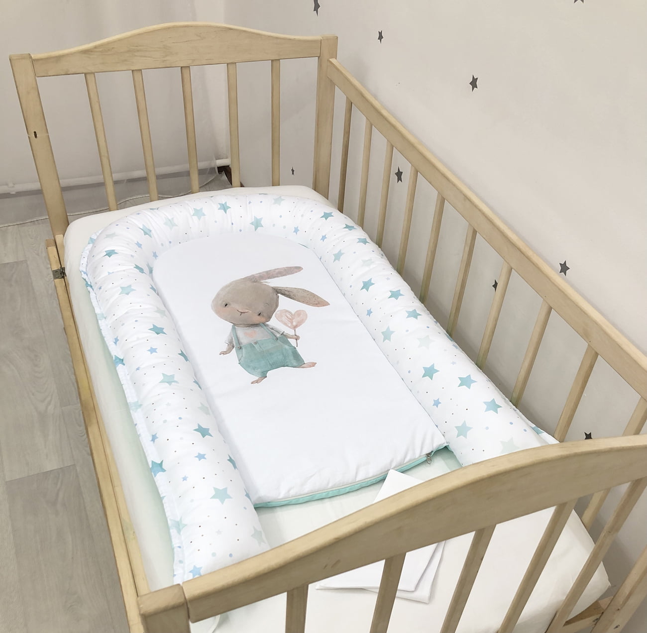 Baby Nest "Mint bunny"