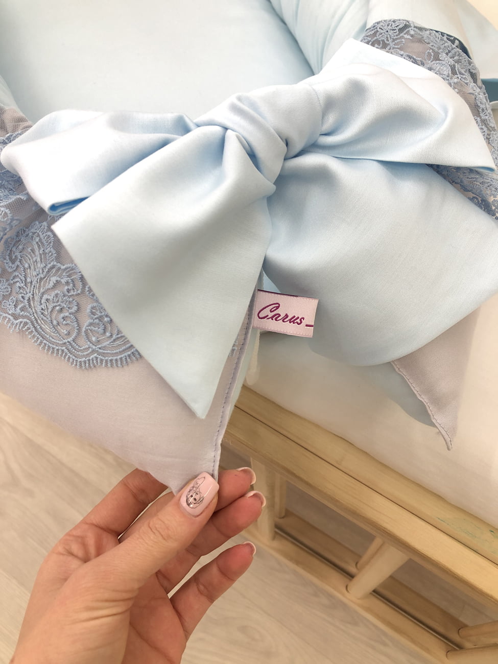 Baby Nest "Blue lace"