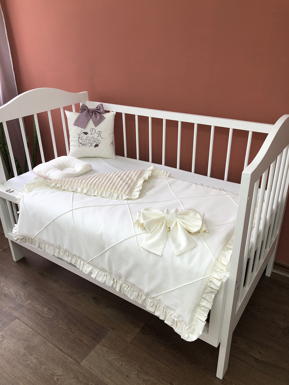 Luxury baby Blanket milk color