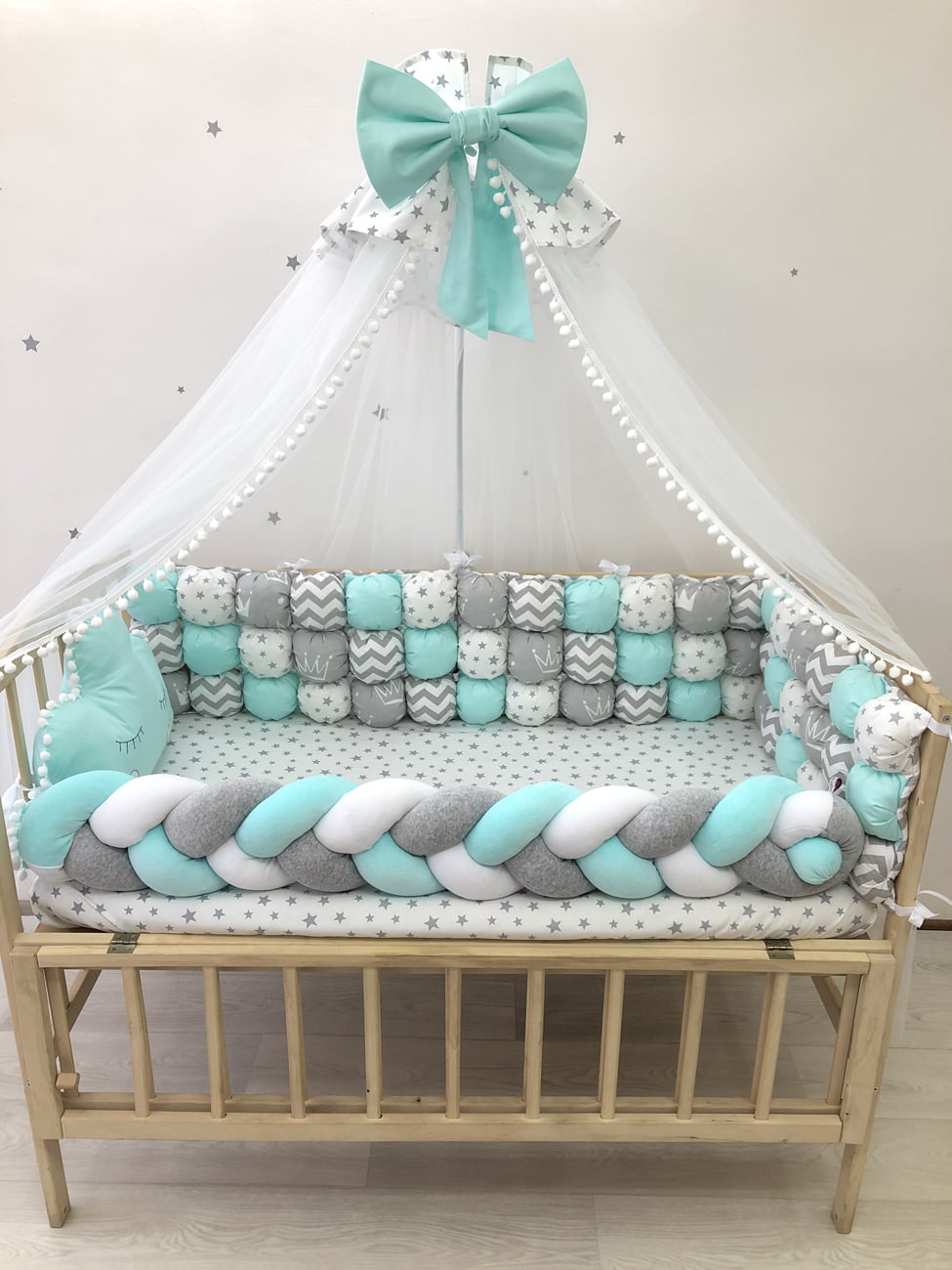 Crib set "Mint"