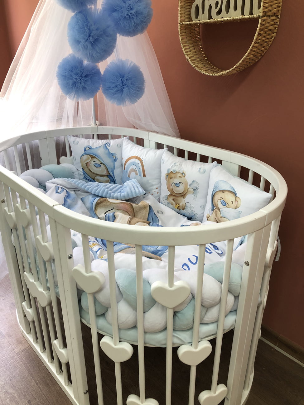 Crib set "Teddi"