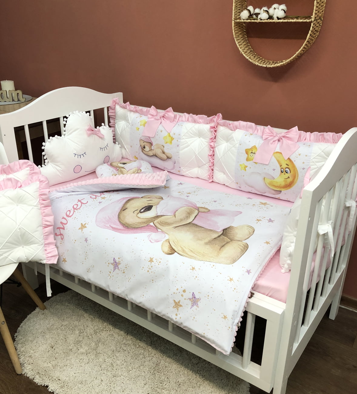 Crib set "Sweet Dreams"