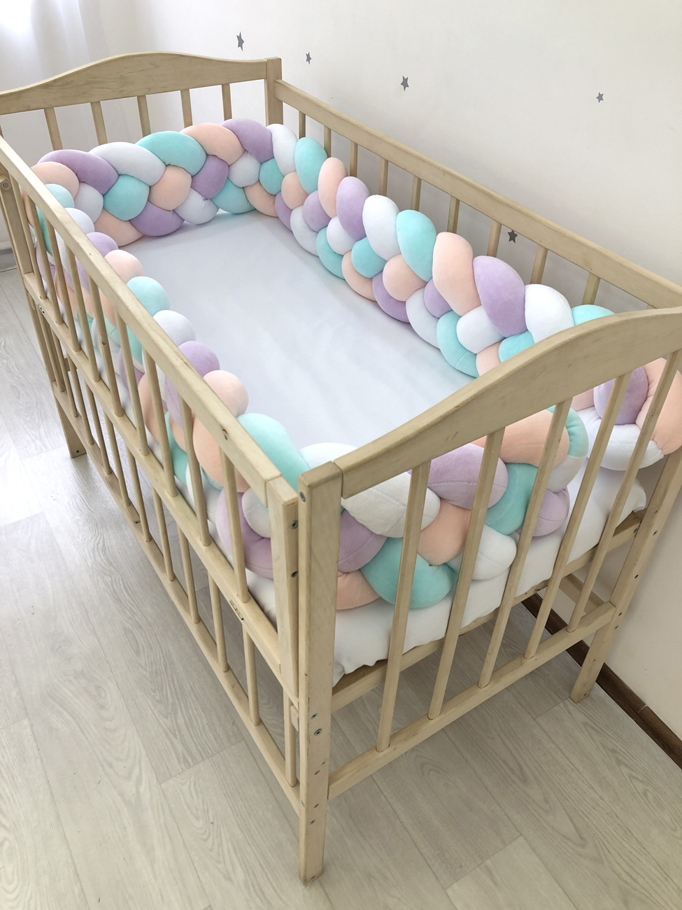 Multicolor 4-strand baby bumpers