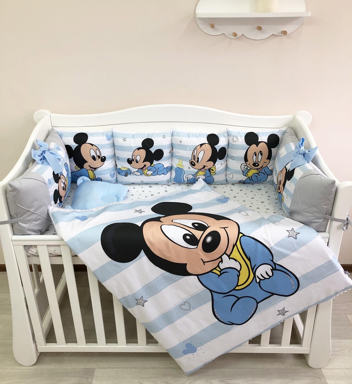 Crib set "Blue Boy "