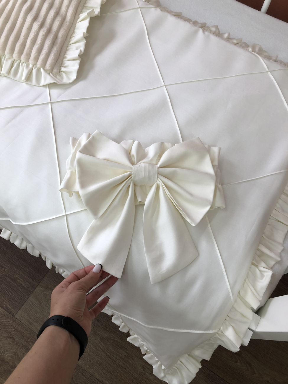 Luxury baby Blanket milk color