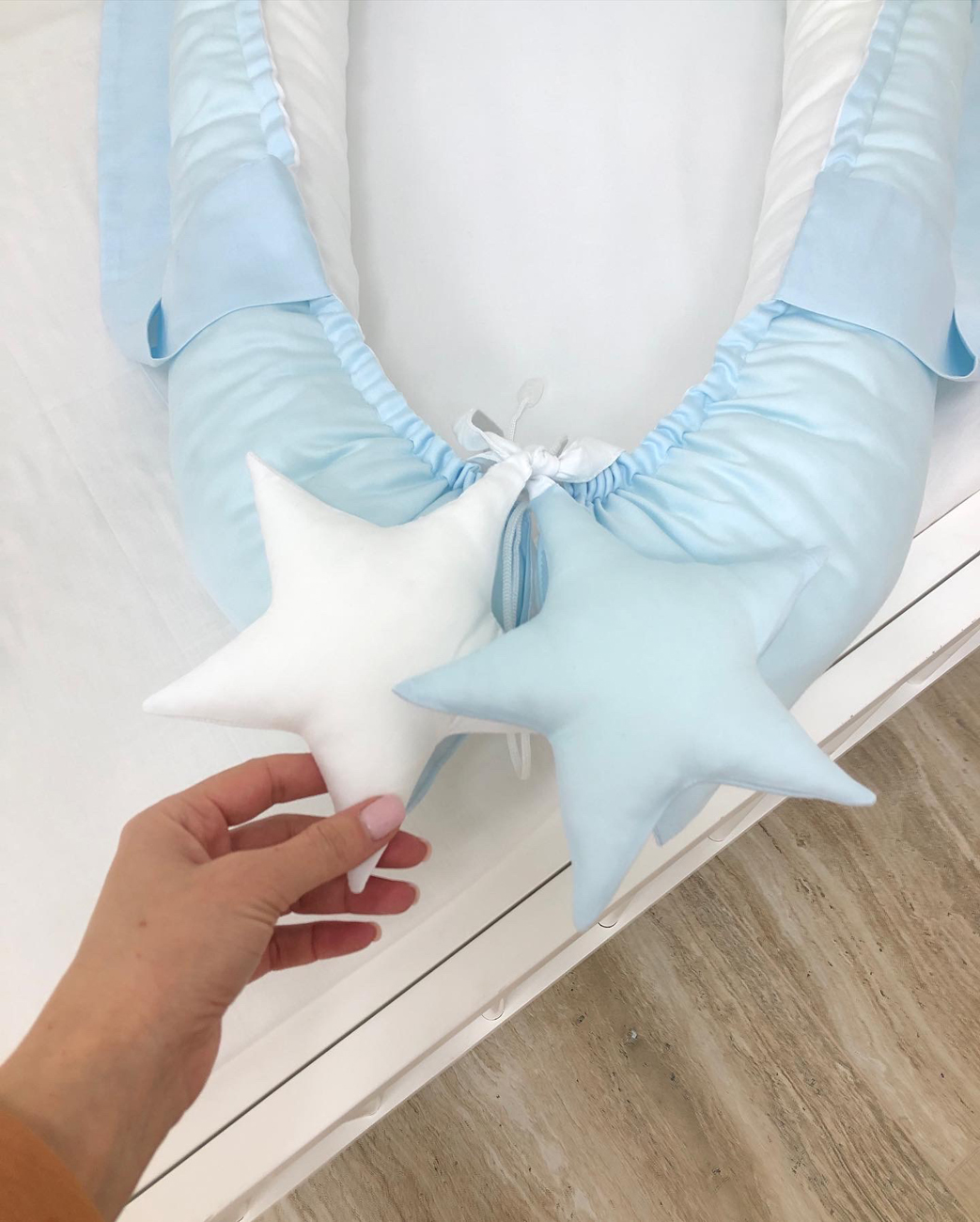 Baby Lounger blue color