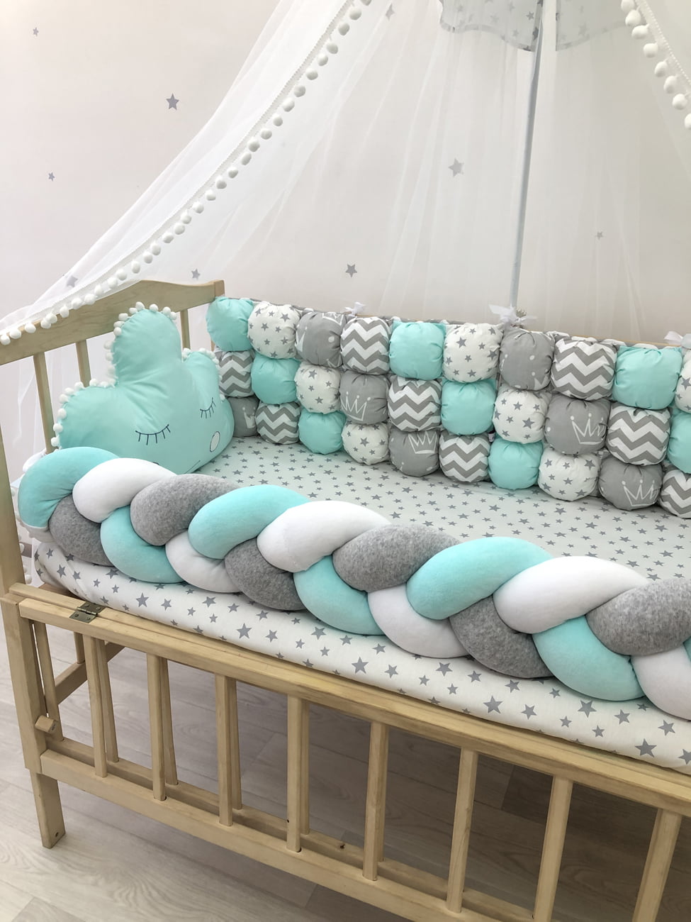 Crib set "Mint"