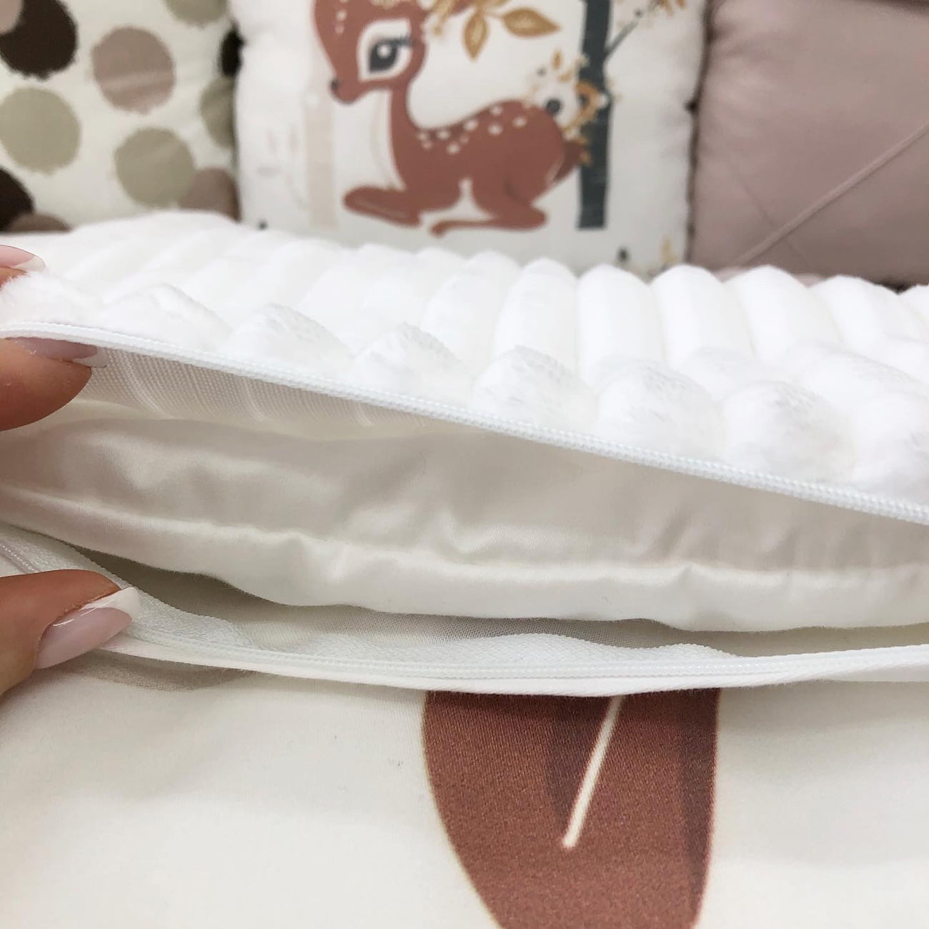 Crib set "Little fawn"