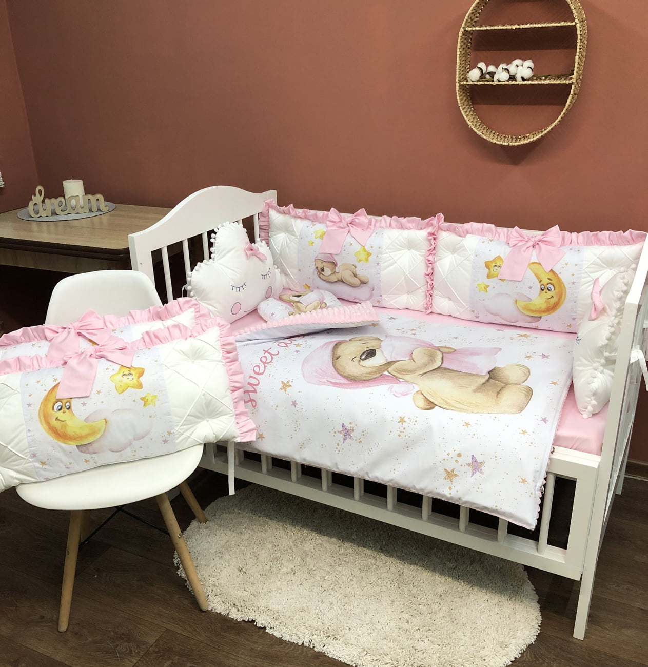 Crib set "Sweet Dreams"