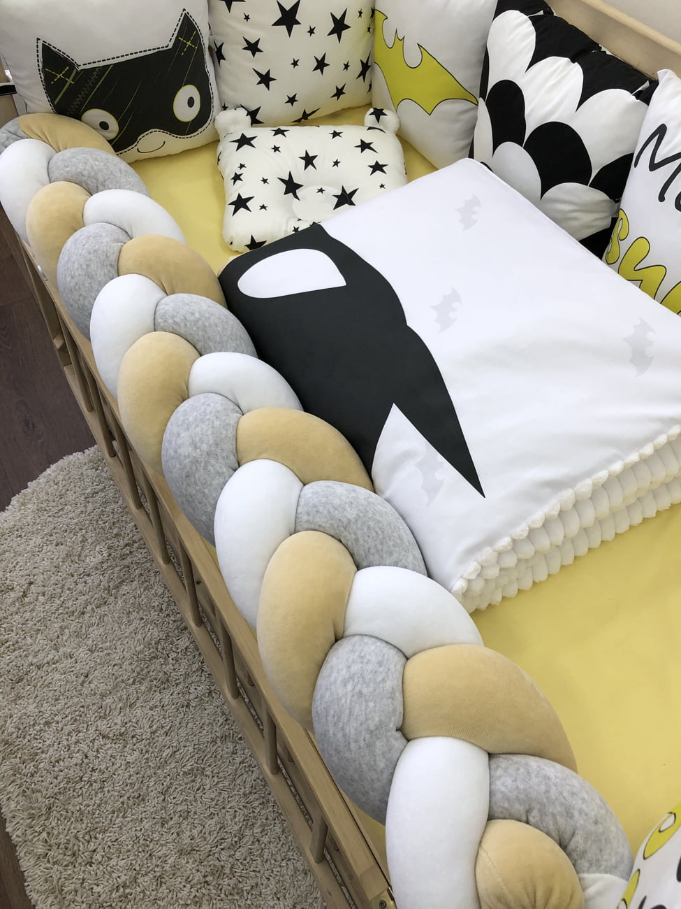 Crib set "Little Betmen"