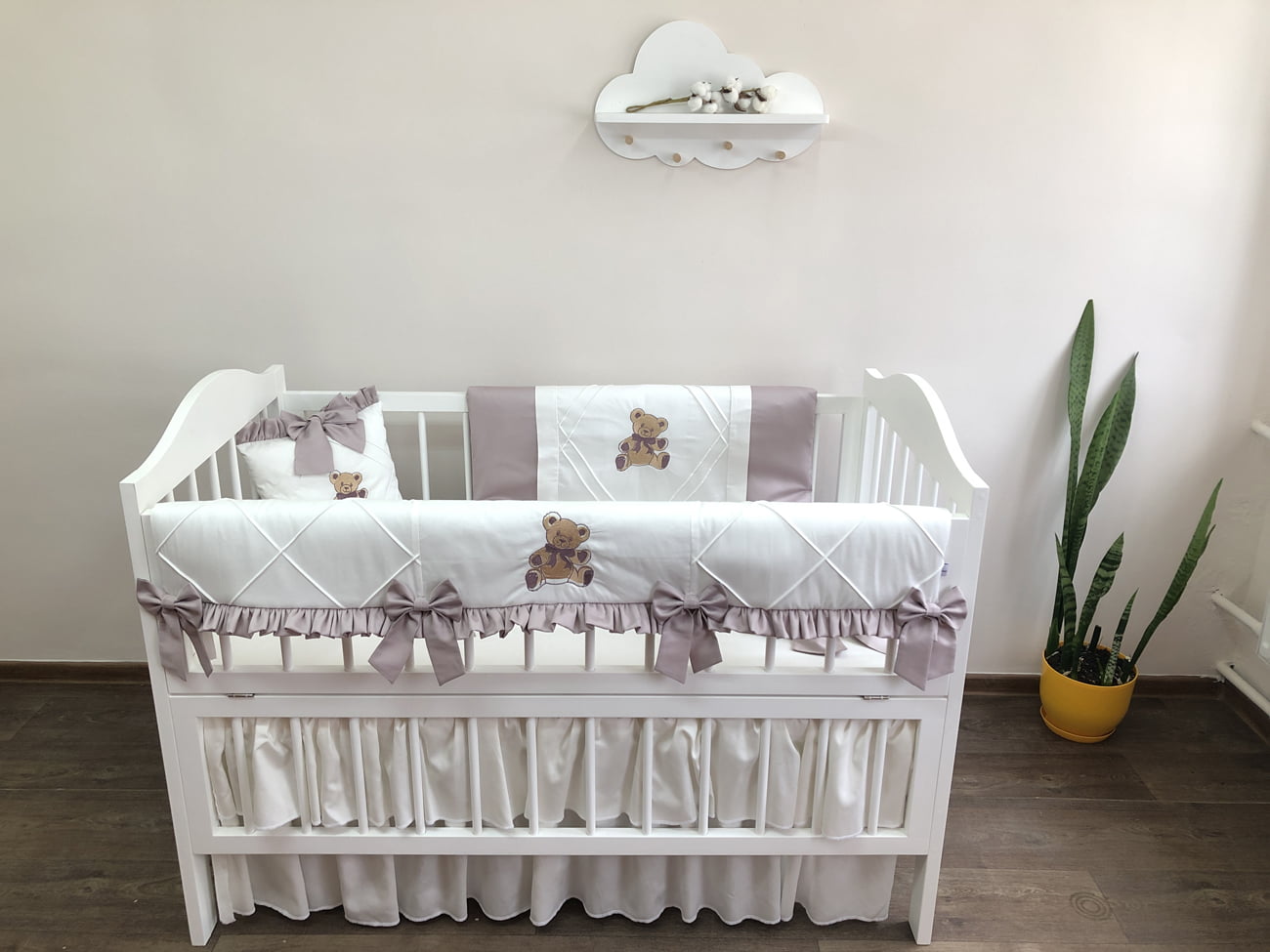 Crib set "Teddi"