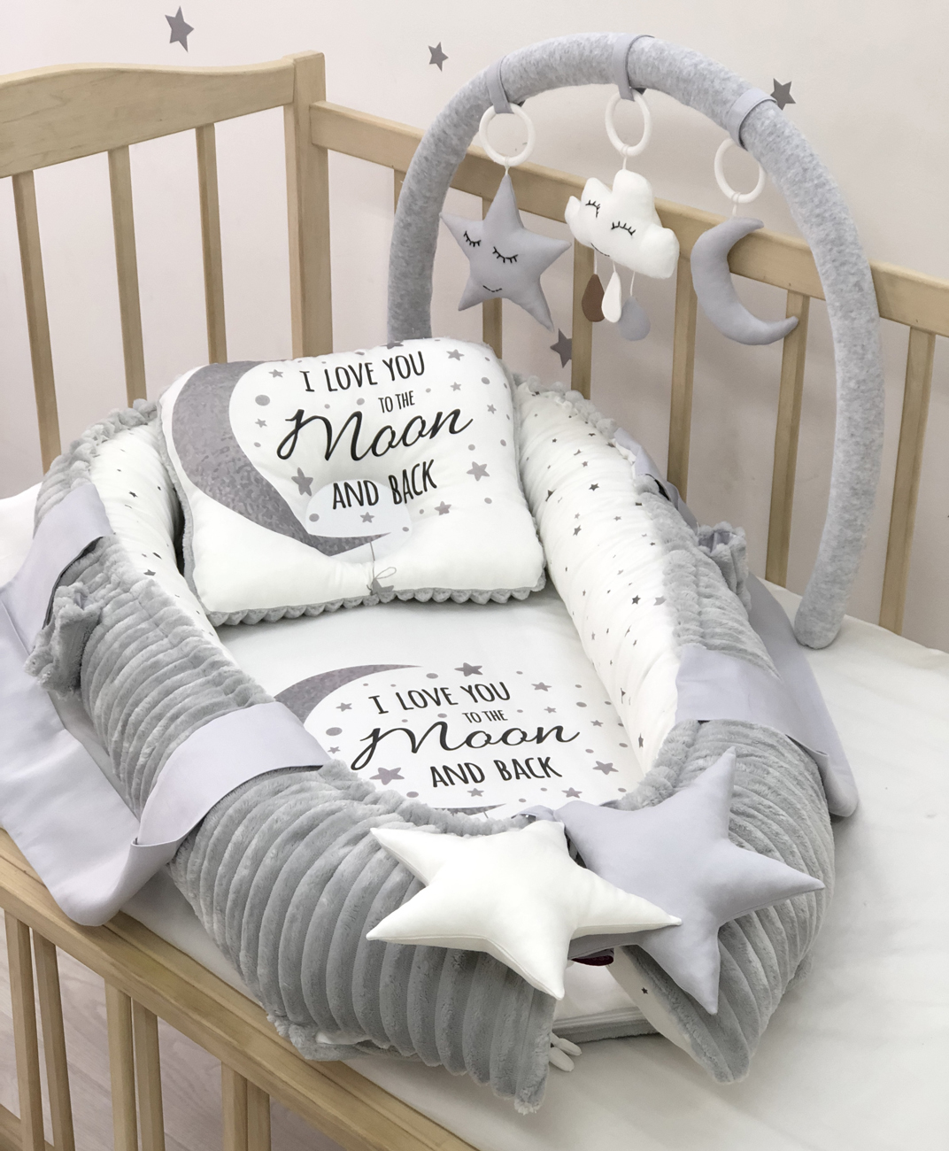 Baby nest "Grey moon"