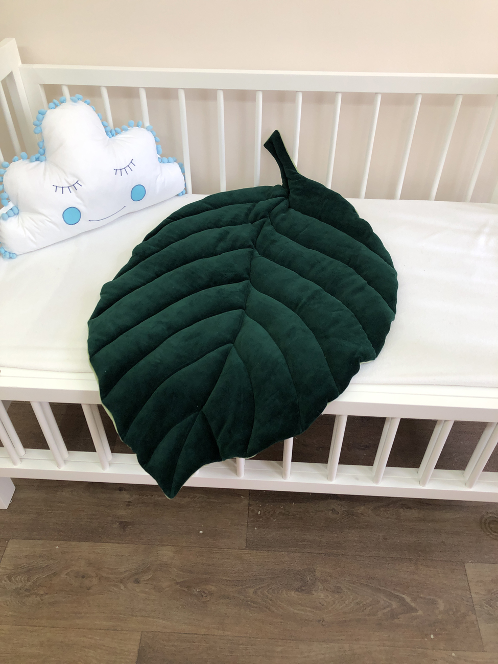 Kids floor mat Dark green color