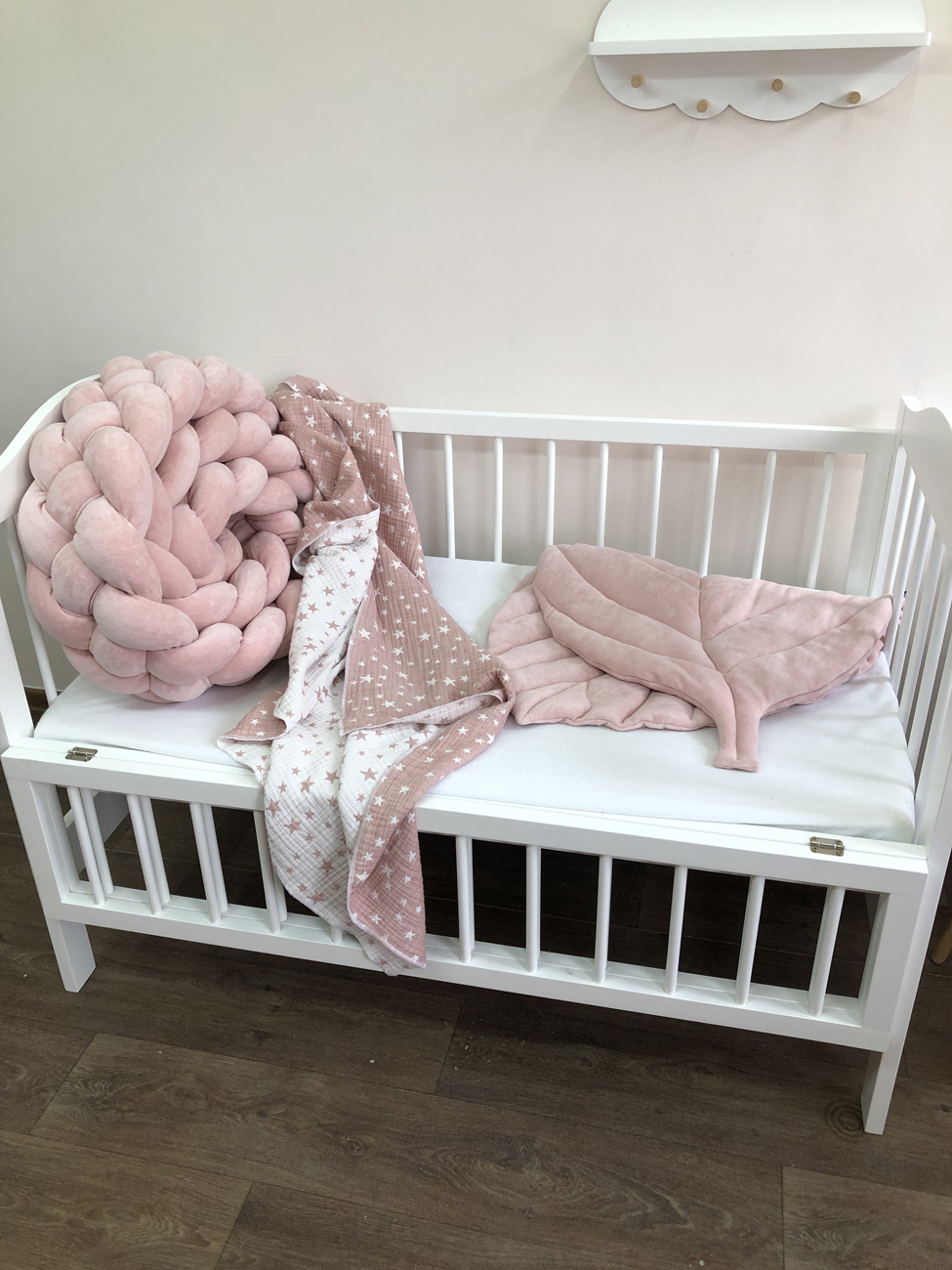 Dusty rose Leaf Play Mat