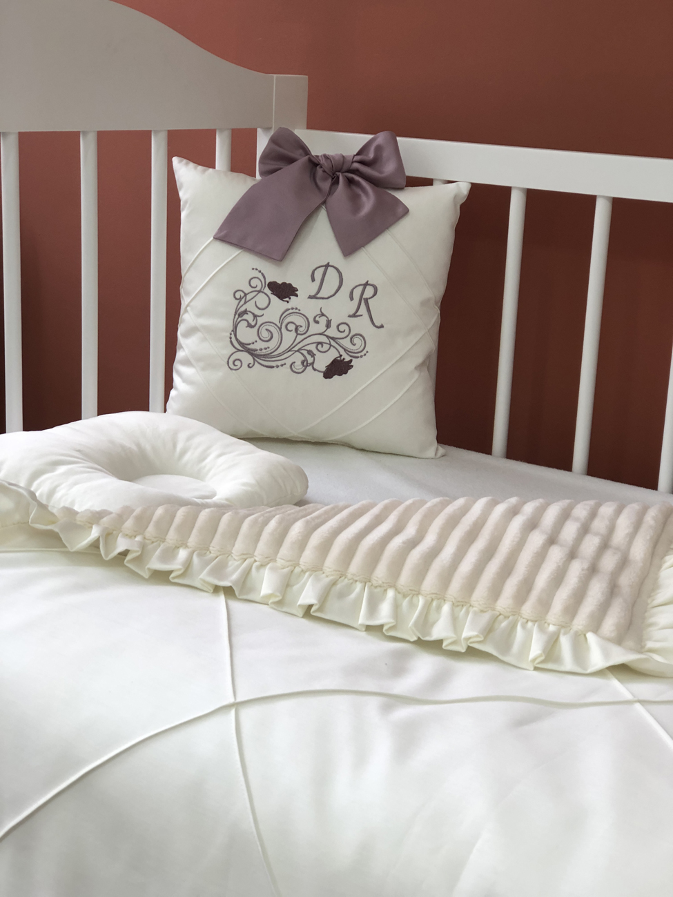 Luxury baby Blanket milk color