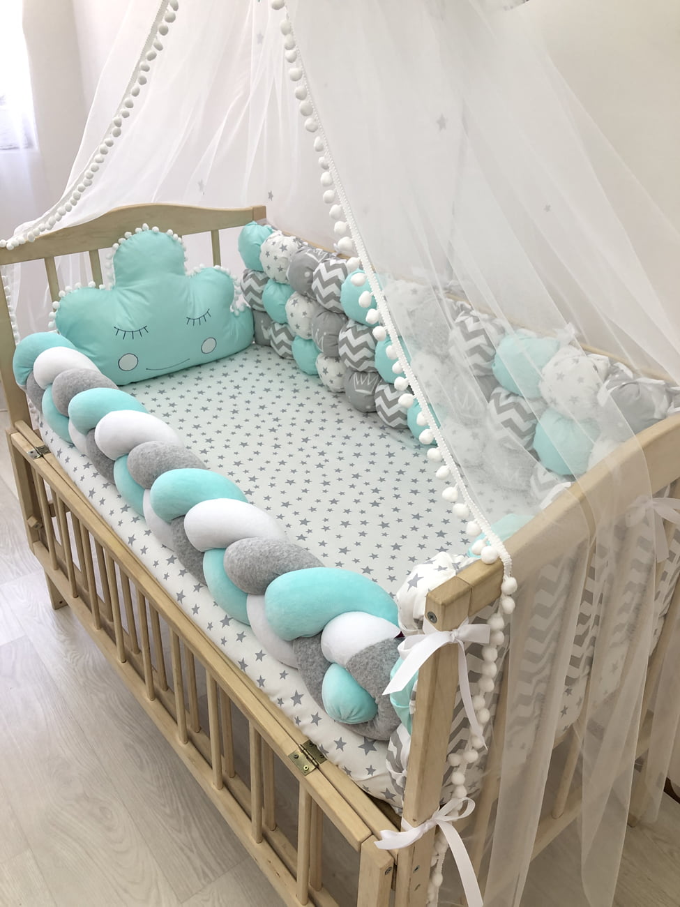 Crib set "Mint"