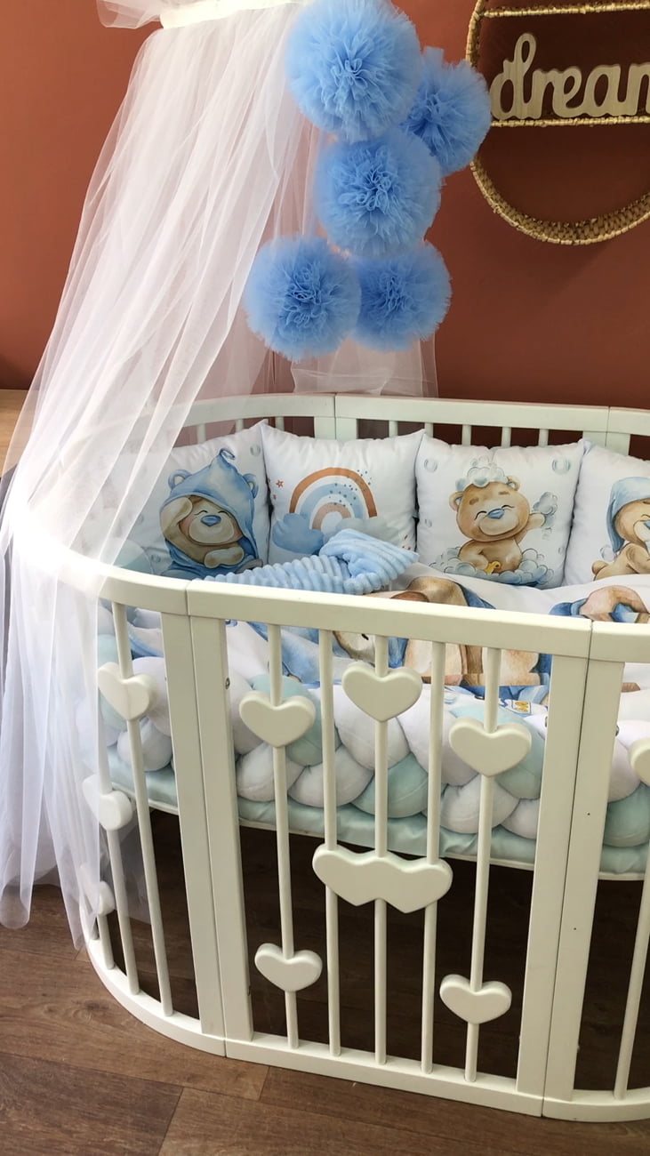 Crib set "Teddi"