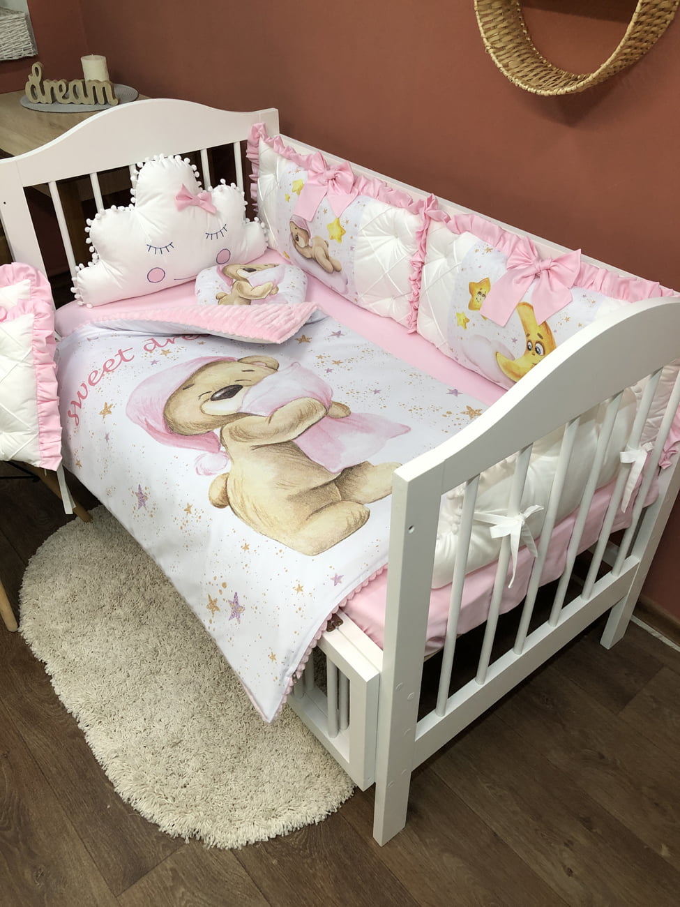 Crib set "Sweet Dreams"