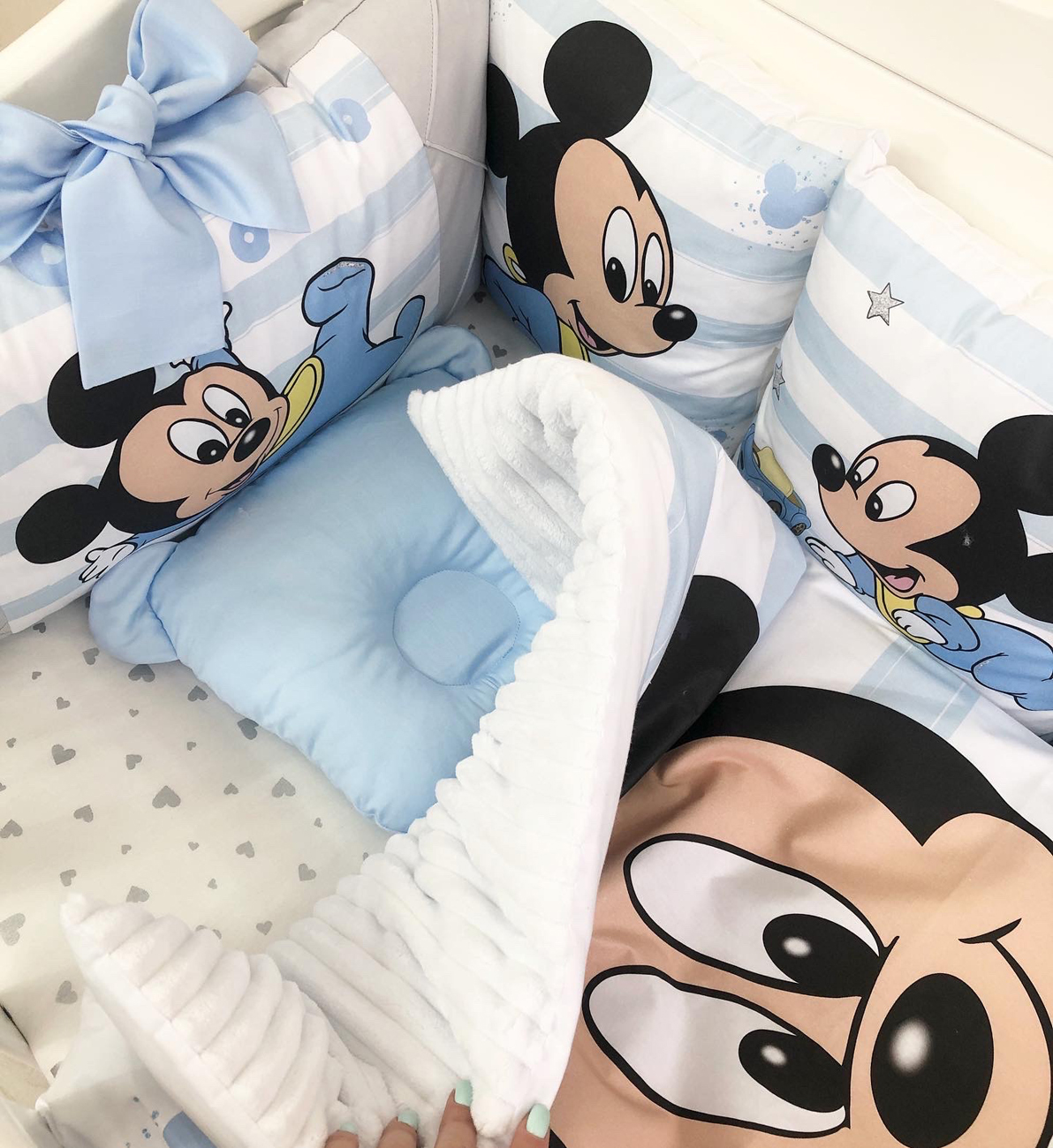 Crib set "Blue Boy "