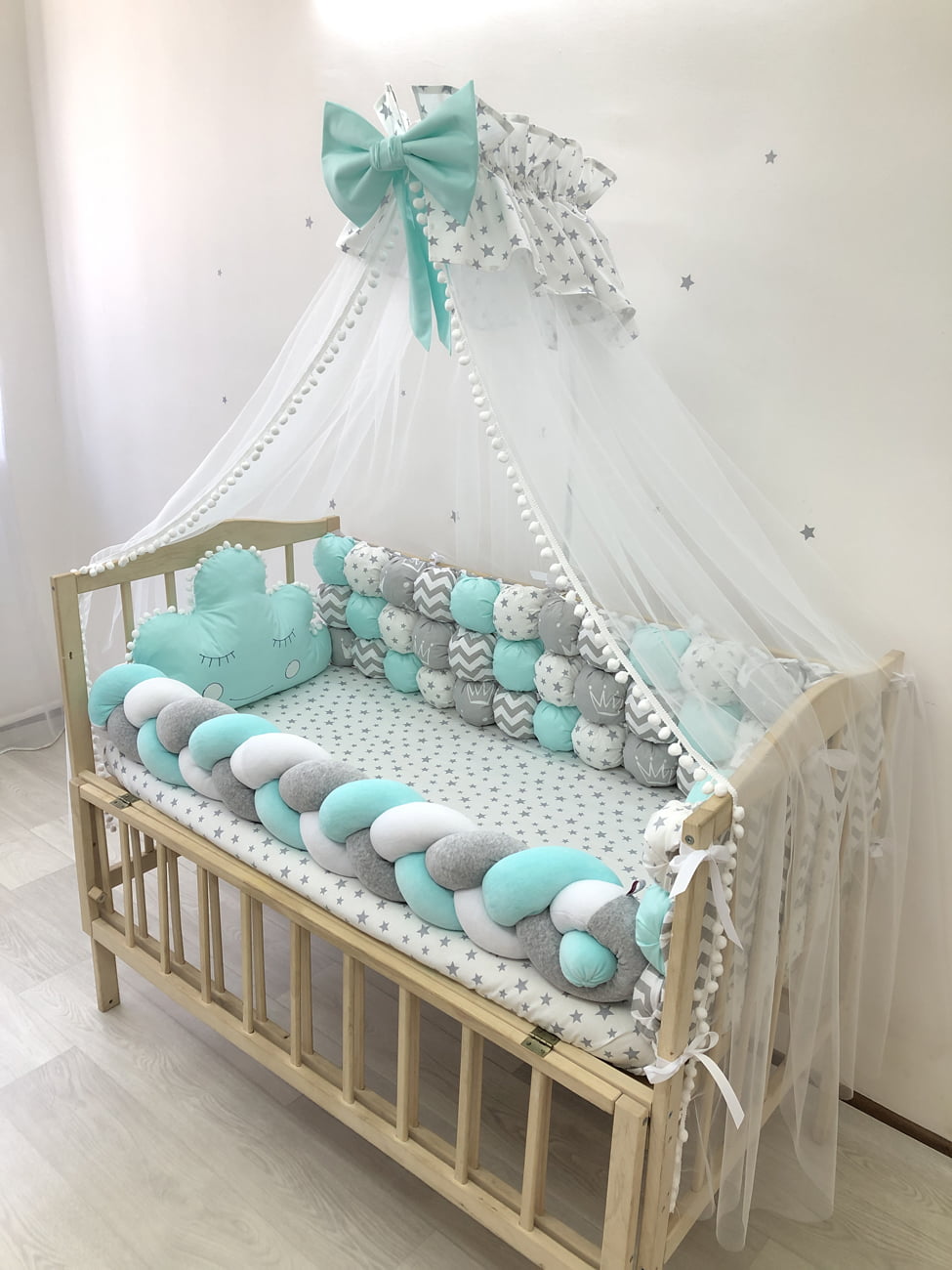 Crib set "Mint"