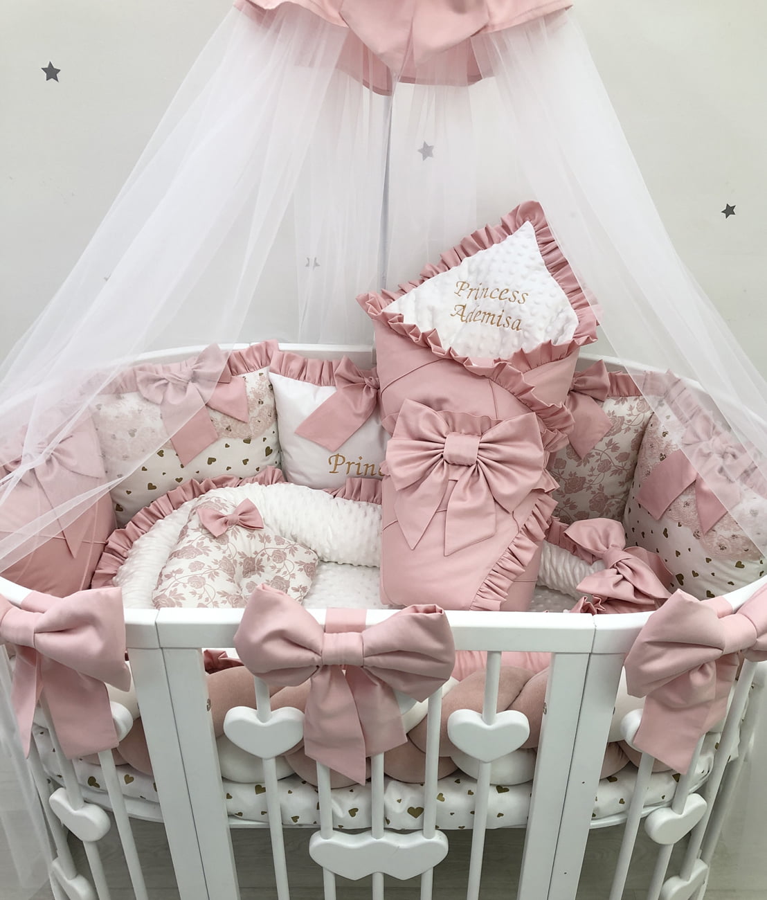 Crib set "Princess Ademisa"