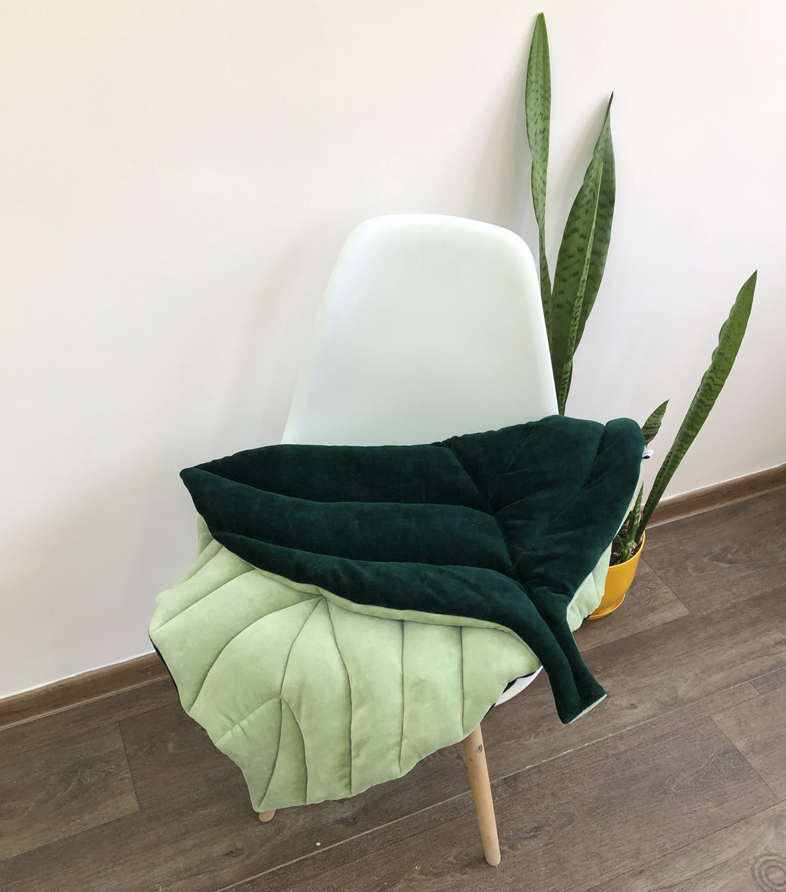 Kids floor mat Dark green color