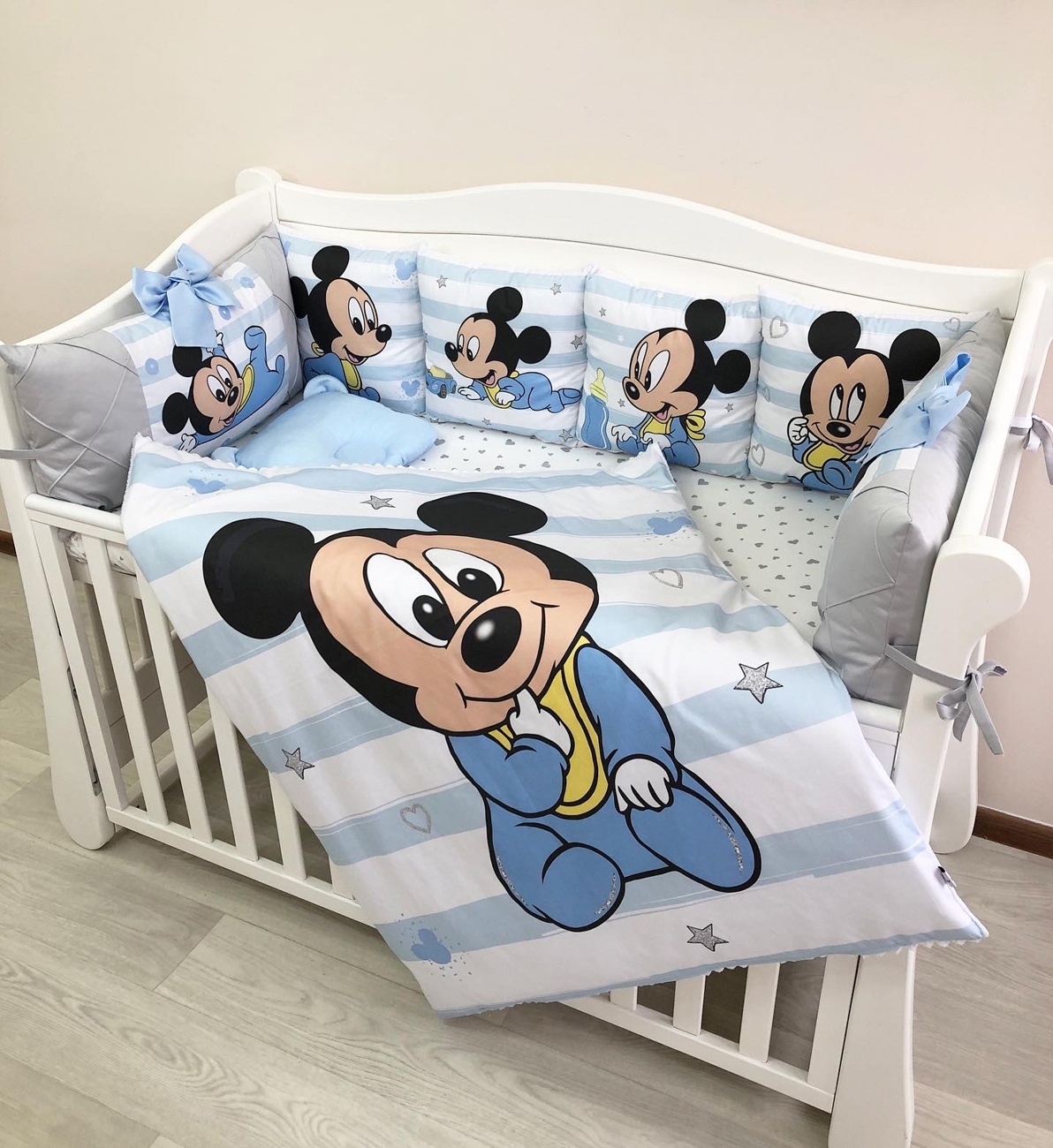 Crib set "Blue Boy "