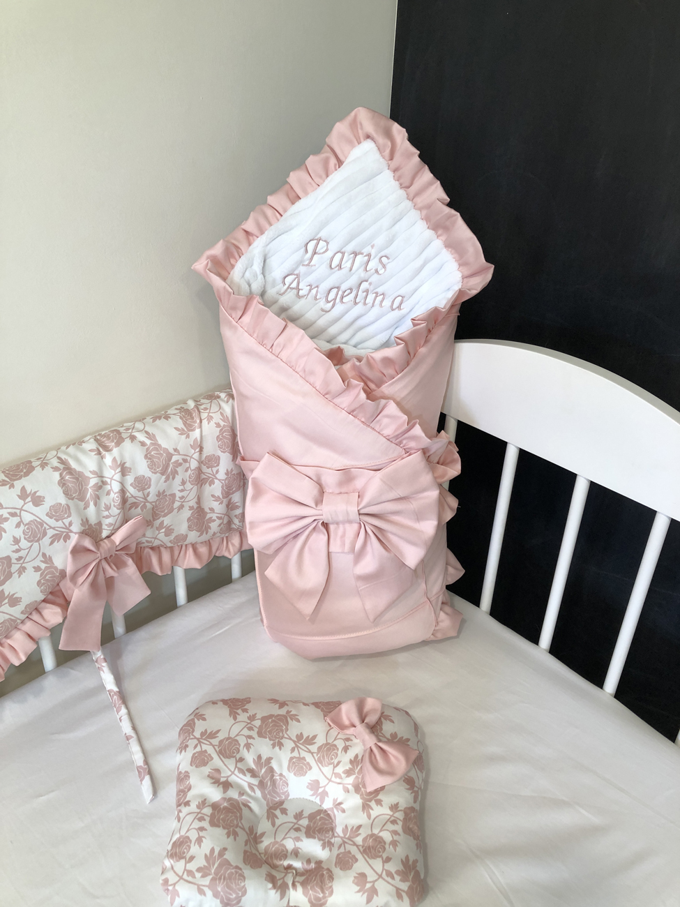 Dusty Rose Luxury baby Blanket