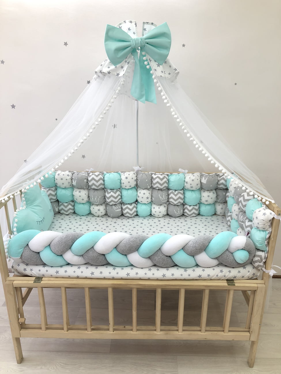 Crib set "Mint"