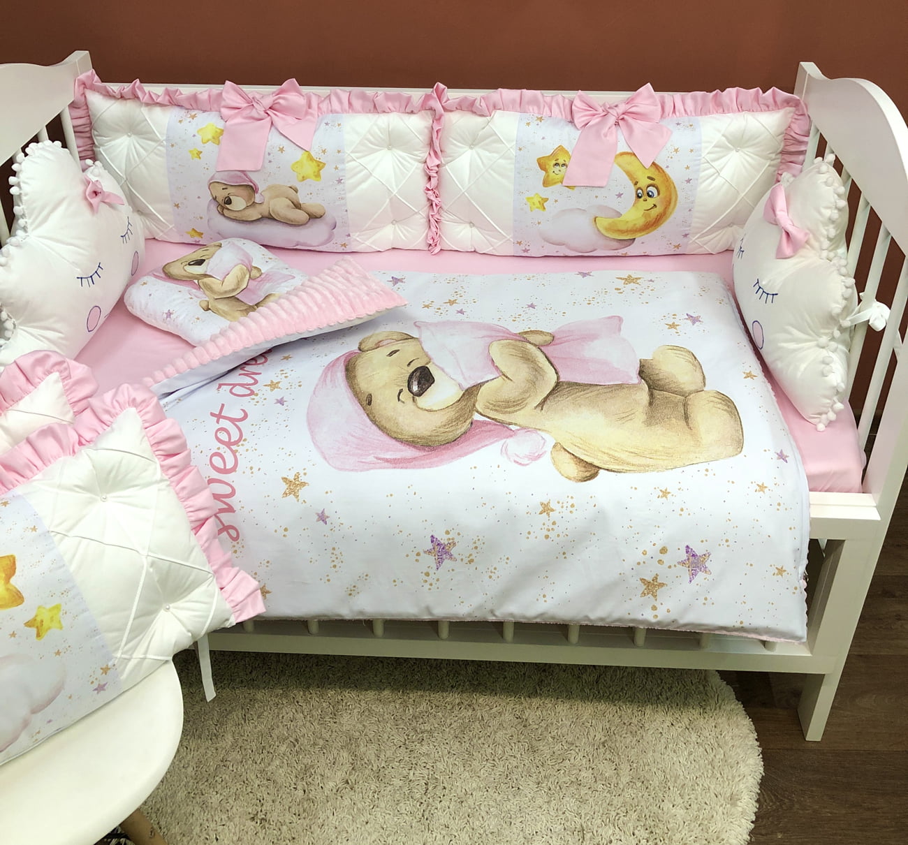 Crib set "Sweet Dreams"