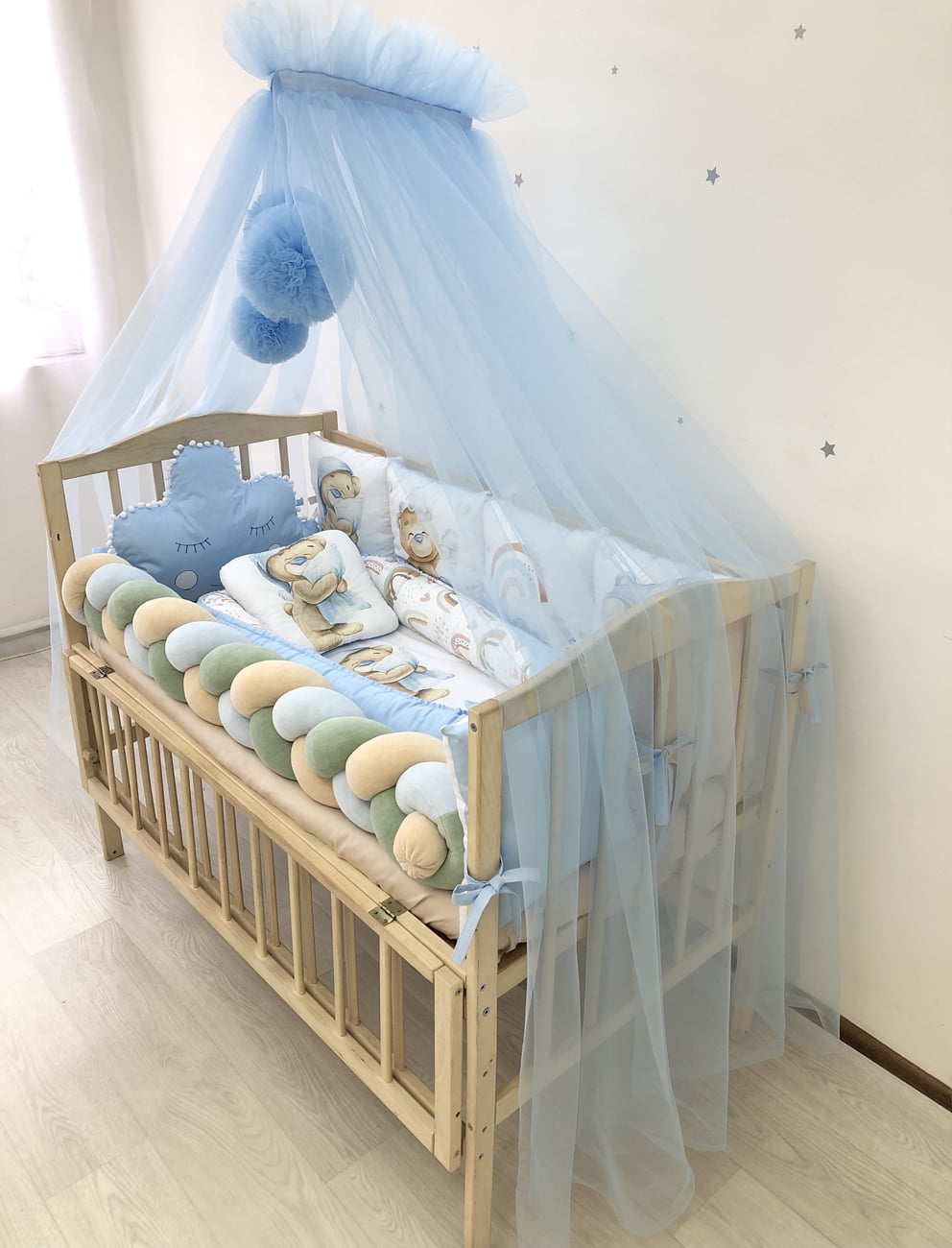Crib set " Sweet bear "