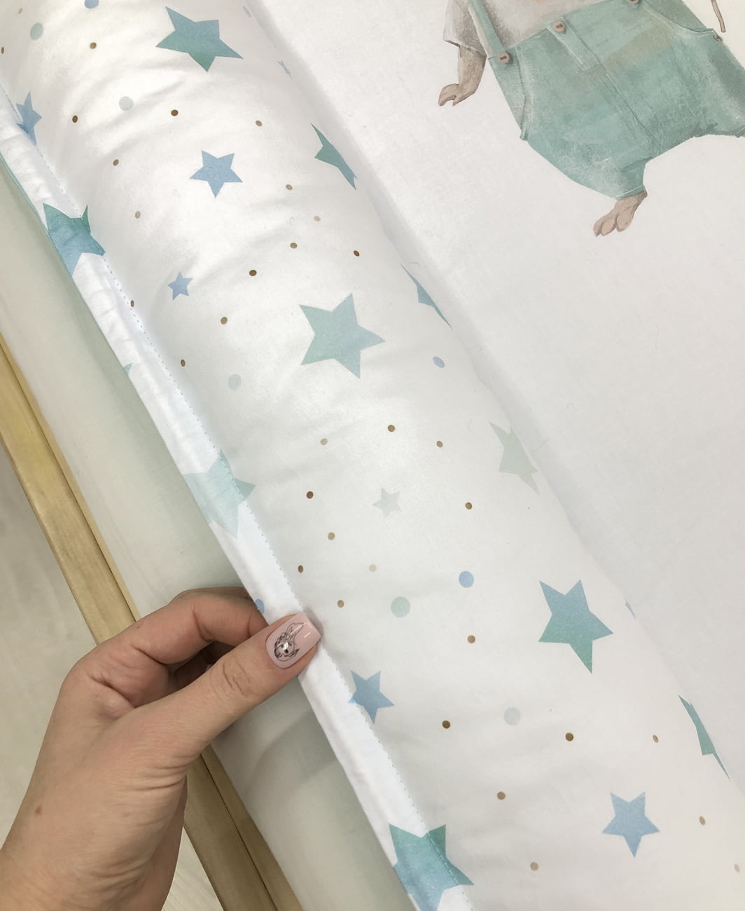 Baby Nest "Mint bunny"