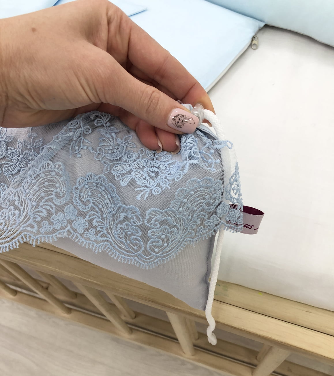 Baby Nest "Blue lace"