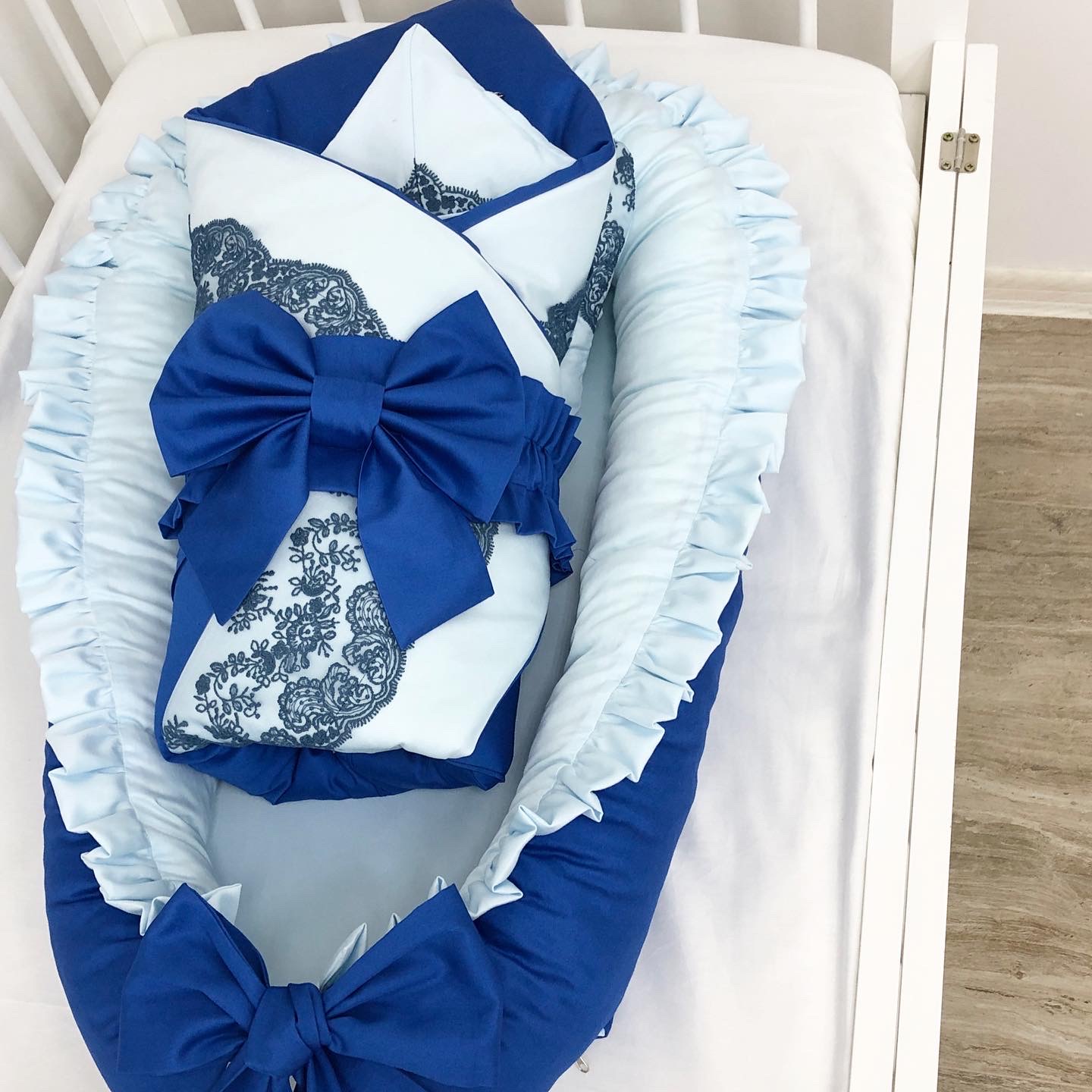 Crib set "Blue Little Prince"