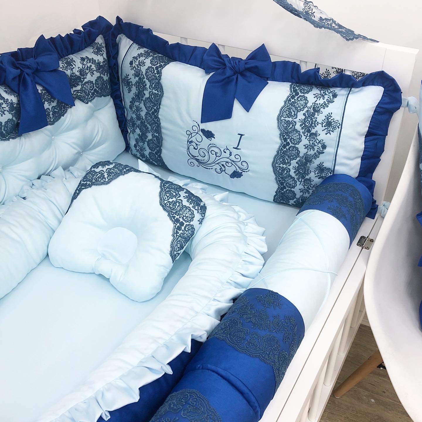 Crib set "Blue Little Prince"