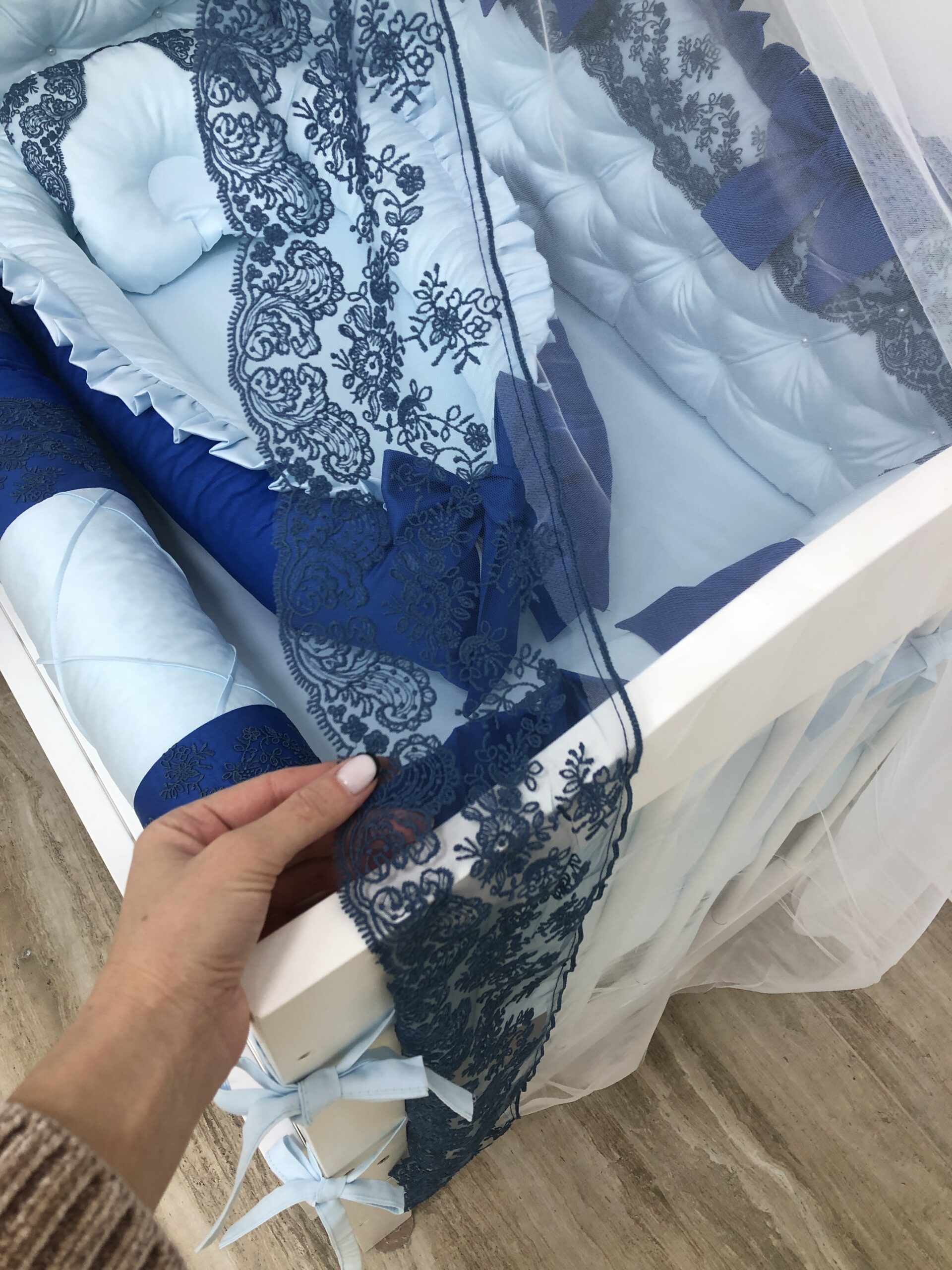 Crib set "Blue Little Prince"
