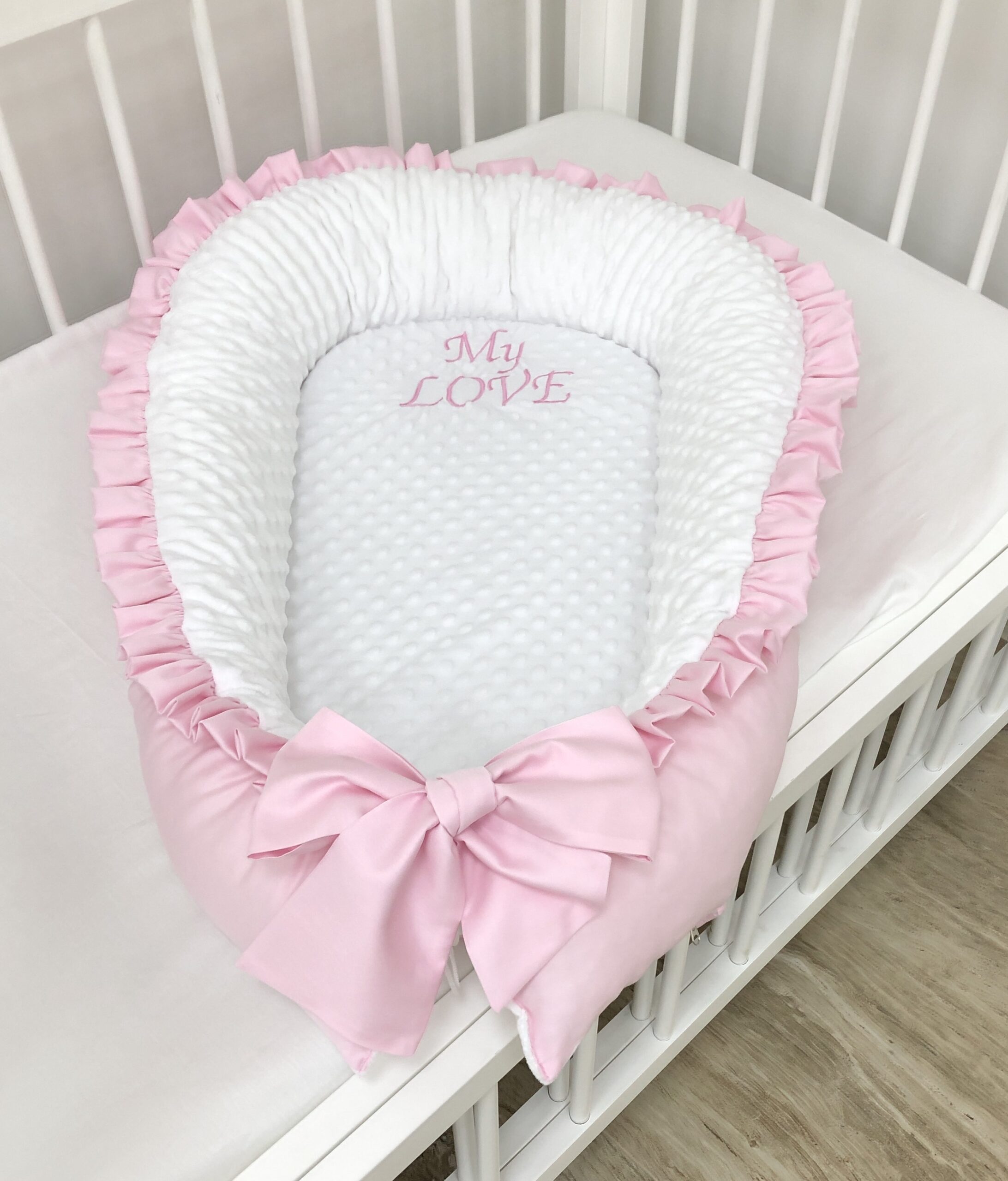Personalized Baby girl Nest "My Love"