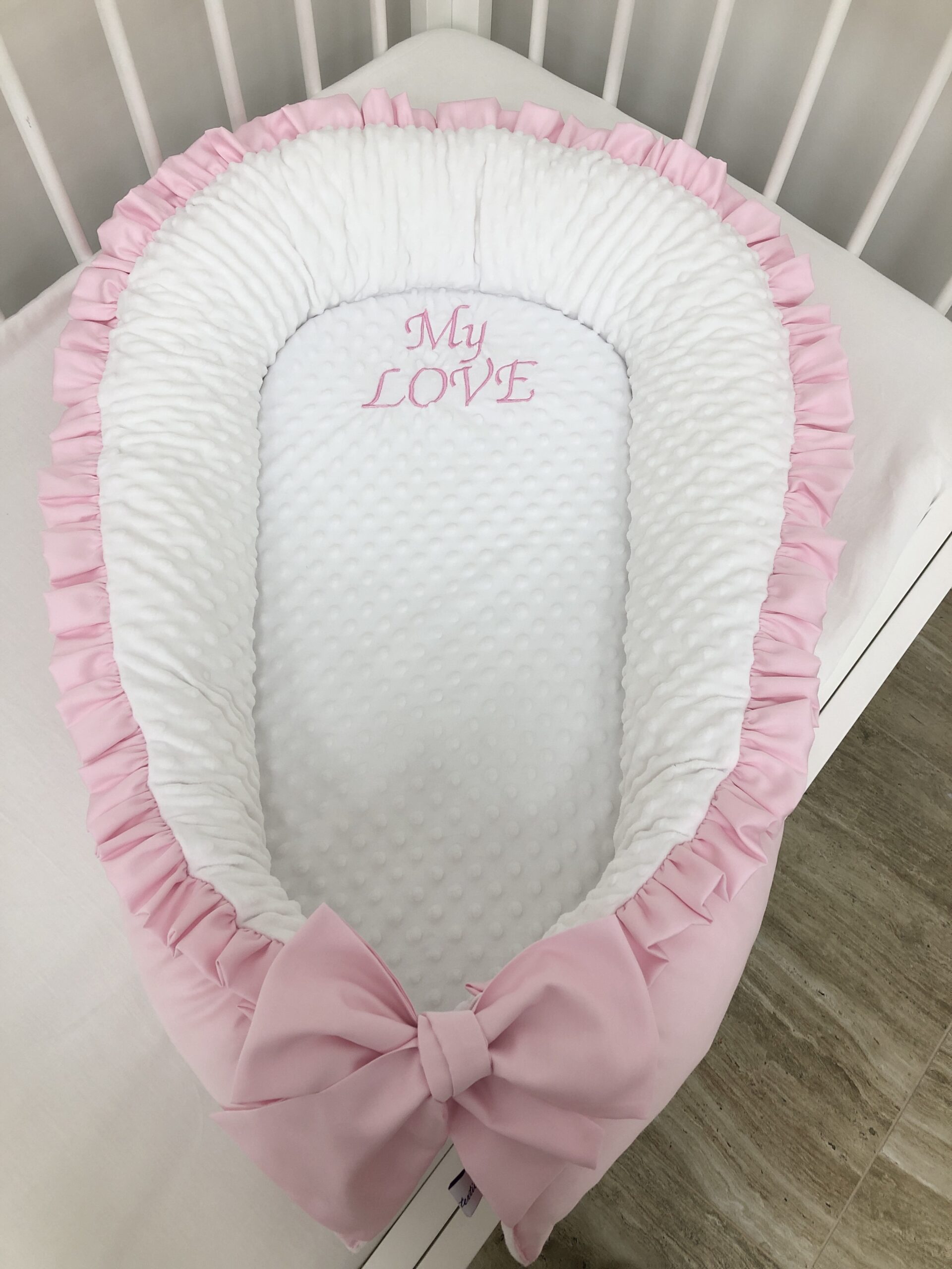 Personalized Baby girl Nest "My Love"
