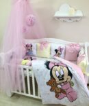 Georgeous crib set "Girl pink"